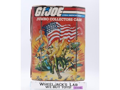 GI Joe Jumbo Collectors Case 1985 Tara Toy HASBRO Action Figure Case #50350