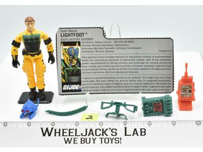 Lightfoot #2 V1 100% Complete 1988 GI Joe ARAH Hasbro Vintage Action Figure