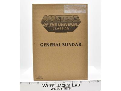 General Sundar w/Mailer MOSC He-Man Masters of the Universe MOTU Classics 2016
