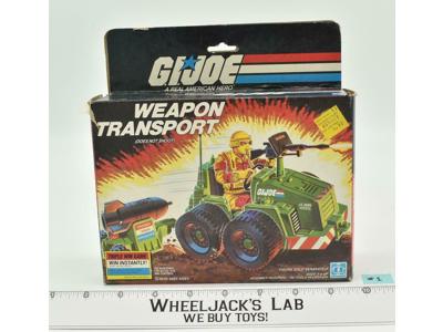 Weapon Transport #1 With Box GI Joe 1985 Action Figure Vintage