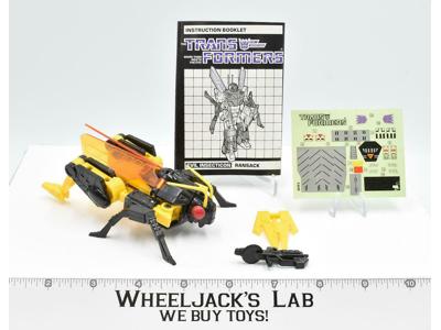 Ransack 100% Complete UNUSED Stickers 1985 G1 Transformers Vintage