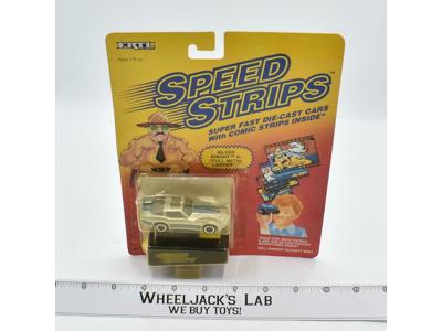 Silver Knight MOSC NEW Speed Strips ERTL Die-Cast Car W Comic Strips 1990