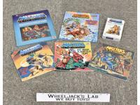 Lot of 6 He-Man Masters of the Universe Books/Comic Books/Card Game