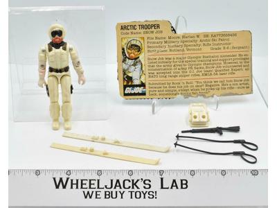 Snow Job V1 100% Complete 1983 GI Joe ARAH Hasbro Vintage Action Figure