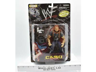 Triple H (HHH) Special Issue WWF Camo Carnage Jakks Pacific Action Figure 1999