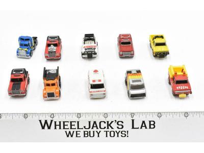 Lot of 10 First Responder Vehicles 1988-89 Vintage Galoob Micro Machines