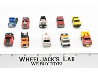 Lot of 10 First Responder Vehicles 1988-89 Vintage Galoob Micro Machines