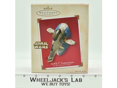 Slave I Starfighter Hallmark Keepsake Christmas Ornament 2002 NEW MIB