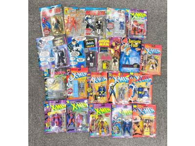 Lot of 20 Marvel Comics Action Figures 1990's Toy Biz New on Card