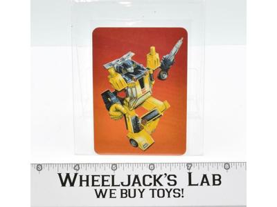 Sunstreaker 10 Variant Color 1985 G1 Transformers Action Trading Cards