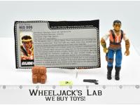 Red Dog #2 V1 100% Complete 1987 GI Joe ARAH Vintage Hasbro Action Figure