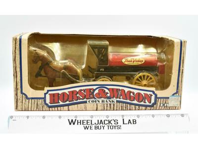Horse &amp; Wagon True Value Coin Bank Vintage 1990 ERTL Toy