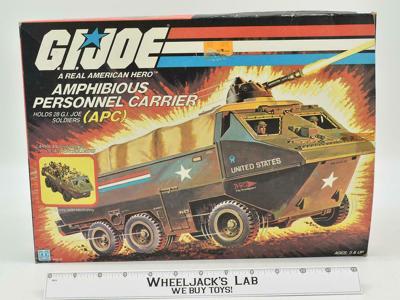 APC Amphibious Personnel Carrier 100% Complete MIB GI Joe 1983 Vehicle Hasbro