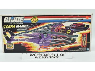 Cobra Mamba &amp; Driver MIB 100% Complete 1987 GI Joe Hasbro Vintage Vehicle