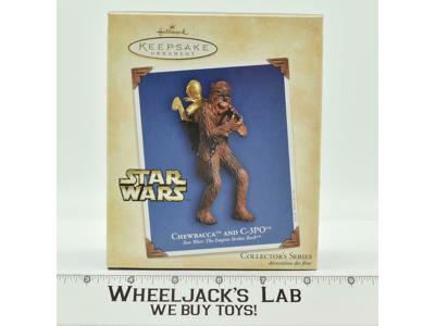 Chewbacca &amp; C-3PO Hallmark Keepsake Christmas Ornament 2004 NEW MIB