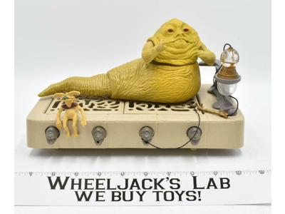 Jabba Throne Room 100% Complete Action Figure Playset 1983 ROTJ Star Wars