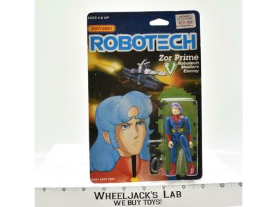 Zor Prime NEW SEALED MOSC Robotech 1985 Matchbox Vintage Action Figure