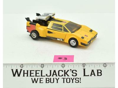 Sunstreaker #3 Vintage Hasbro 1980 G1 Transformers SPOILER &amp; TIRE MISSING