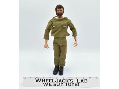 Action Man Flocked Brown Hair &amp; Beard 12" GI Joe 1964 Vintage Hasbro