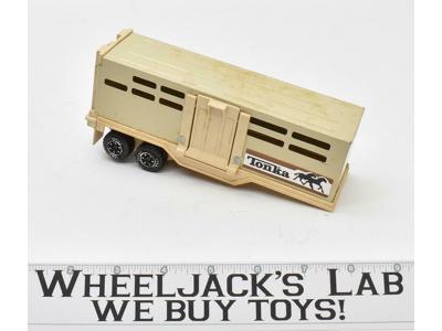 Truck Livestock Horse Cattle Trailer Vintage Pressed Steel Tonka Employee Owned