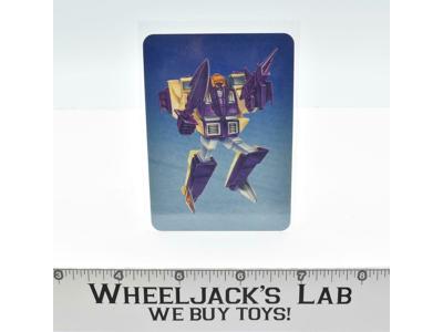 Blitzwing Card 111 Variant Color 1985 G1 Transformers Action Trading Cards