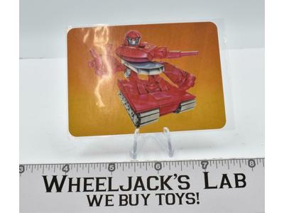 Warpath Card 31 Variant Color 1985 G1 Transformers Action Trading Cards
