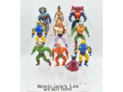 Lot of 10 He-Man Figure Mattel MOTU Masters of the Universe Action Figure