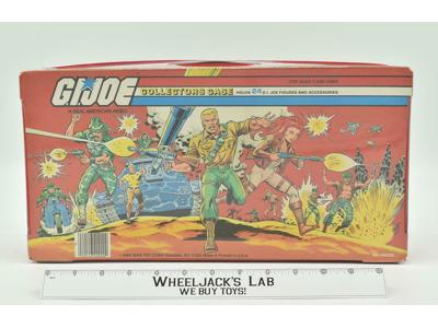 GI Joe Collectors Case 24 Action Figures 1984 Tara Toy Vintage