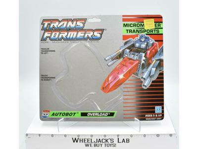 Overload Cardback 1988 Vintage Hasbro G1 Transformers Action Figure