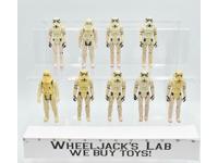Lot of 9 Imperial Stormtrooper Star Wars 1977 Vintage Kenner Action Figure