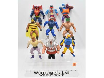 #3 of 3 Lot of 9 He-Man Figure Mattel MOTU Masters of the Universe Action Figure