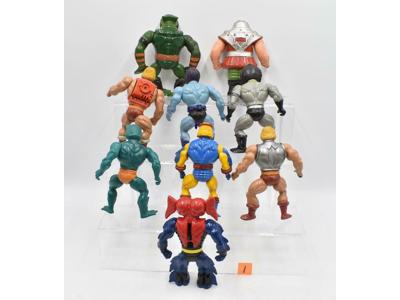 #1 of 3 Lot of 9 He-Man Figure Mattel MOTU Masters of the Universe Action Figure