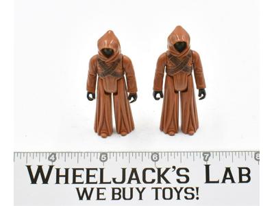 Lot Jawa x2 1977 Star Wars Vintage Kenner Action Figure No Repro