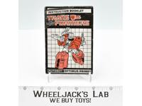 Optimus Prime Powermaster Instruction Manual Booklet 1988 Hasbro G1 Transformers