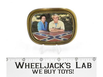 Dukes Of Hazzard Bo and Luke Metal Belt Buckle 1981 Warner Bros Vintage