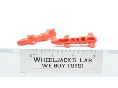 Autobot Battlefield Headquarters 2x Air to Air Missiles Rockets G1 Transformers