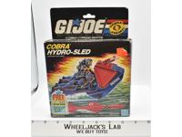 Cobra Hydro-Sled Vehicle MIB 100% Complete GI Joe 1986 Action Figure Hasbro