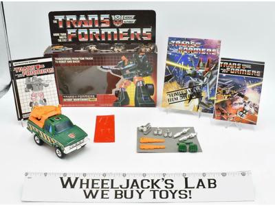 Hoist NEAR MINT FIG NICE BOX Complete 1985 Vintage Hasbro G1 Transformers