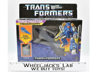 Triggerhappy MIB NEAR MINT FIGURE NICE BOX Complete 1987 Vintage G1 Transformers