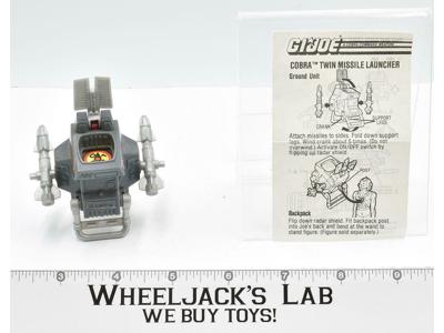 Cobra Twin Missile Launcher Complete WORKS Motorized Action Pack GI Joe 1988