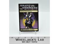 Skywarp Action Figure Instruction Manual Booklet 1984 G1 Transformers