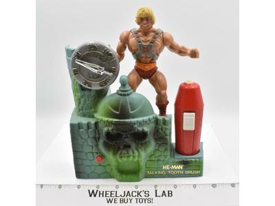He-Man Talking Tooth Brush MOTU 1984 Mattel Masters of the Universe Vintage