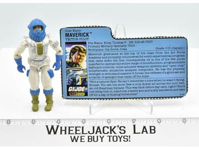 Maverick V1 1987 GI Joe ARAH Hasbro Vintage Action Figure