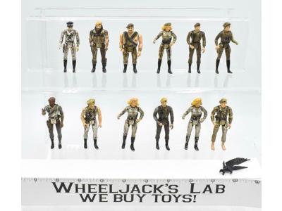 Lot of 12 Eagle Force 1981 Mego Die-Cast Vintage Action Figures