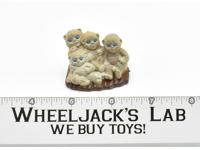 Baby Ewoks Wars Return of the Jedi ROTJ 1983 LFL Rubber Eraser 2" Figure
