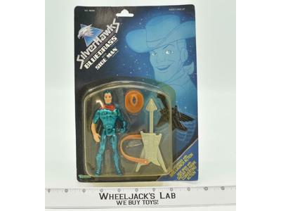 Bluegrass with Side Man MOSC NEW Silverhawks 1986 Kenner Telepix Action Figure