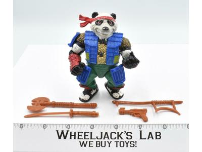 Panda Khan 100% Complete Teenage Mutant Ninja Turtles TMNT 1990 Playmates Figure