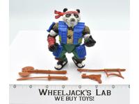 Panda Khan 100% Complete Teenage Mutant Ninja Turtles TMNT 1990 Playmates Figure