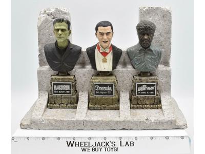 Frankenstein Dracula Wolfman Legacy Bust Statues 2006 Universal Monsters