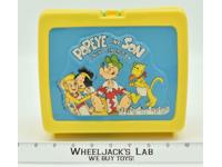Popeye and Son: A New Generation 1987 Plastic Lunchbox and Thermos NEW